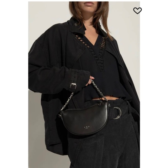 IRO ARC LEATHER MINI BAG WITH CHAIN - Picture 5 of 7